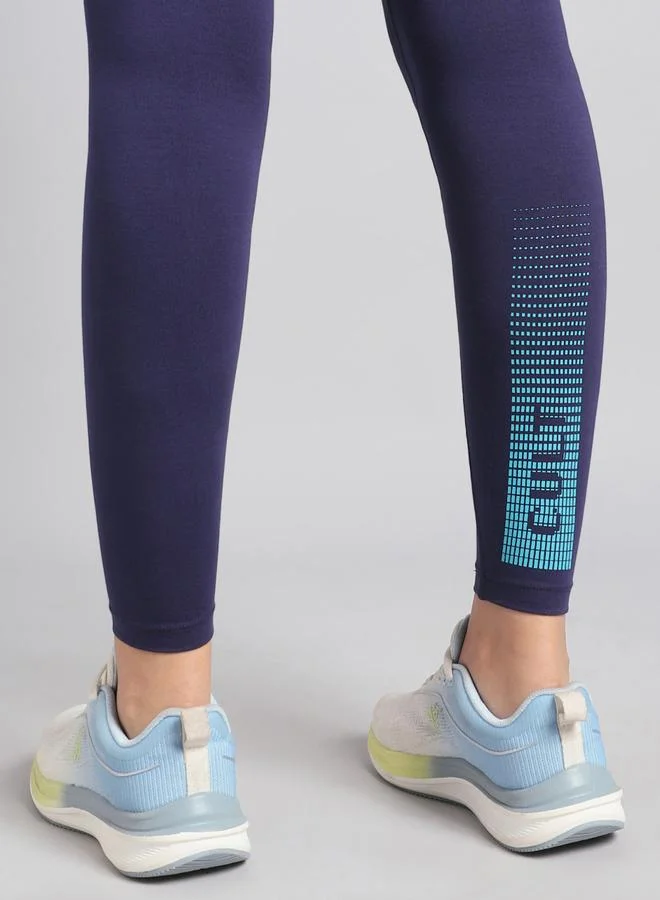 Cult  Women Navy Yoga Flow Cotton Graphic Leggings for Women | Best Price UAE